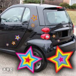 AA110 Autoaufkleber Sterne Stars Sticker Set