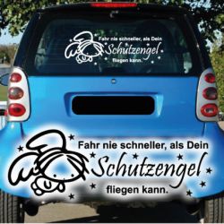 AA217 Autoaufkleber Schutzengel Engel
