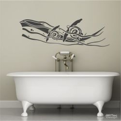 WA168 Wandaufkleber SCHILDKR&Ouml;TEN TURTLES Wandtattoo