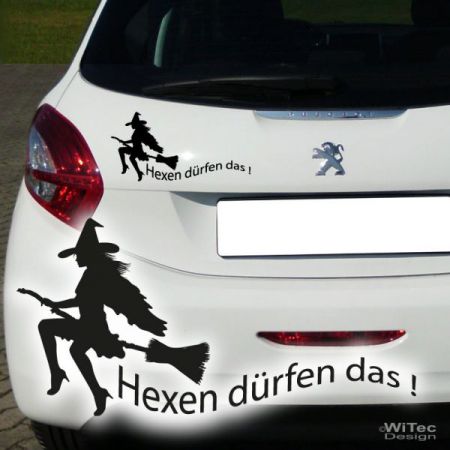 Autoaufkleber Hexenaufkleber für dein Auto Autoaufkleber Hexenaufkleber für dein Auto