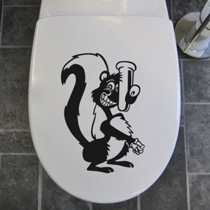 Neuer Style mit WC Aufkleber...