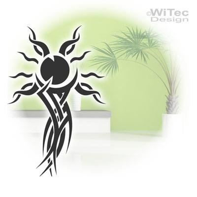 Wandaufkleber mit Tribal Elementen...