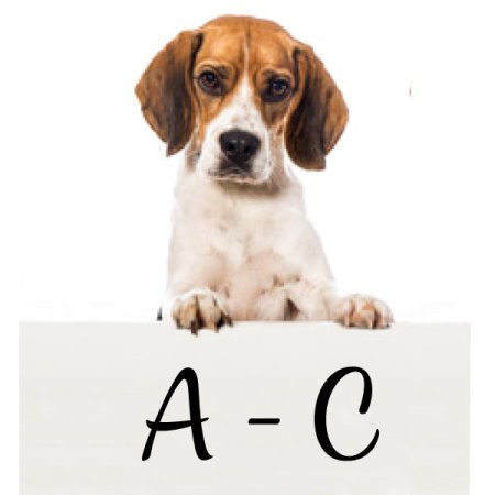 Hundeaufkleber - Rassehunde A - C