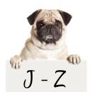 Hundeaufkleber - Rassehunde J - Z
