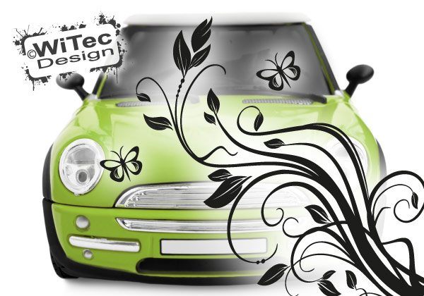 Blumenranke Schmetterling