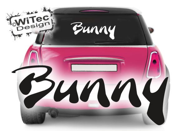 Autoaufkleber Bunny Heckscheibenaufkleber