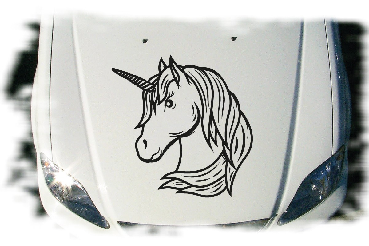 Autoaufkleber Einhorn Unicorn Auto Aufkleber Tattoo