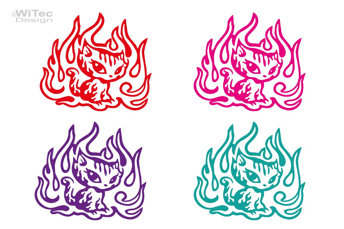 Autoaufkleber Katze Kätzchen Auto Aufkleber