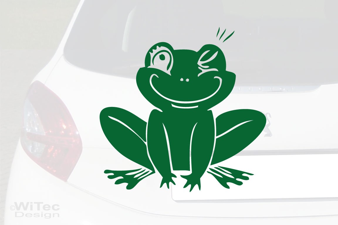 COOLHIYA Frosch-autospiegelbehänge Auto-hängedekoration Lustiges  Autozubehör Auto-innendekoration Cartoon-frosch-autodekoration Hängender  Frosch Im