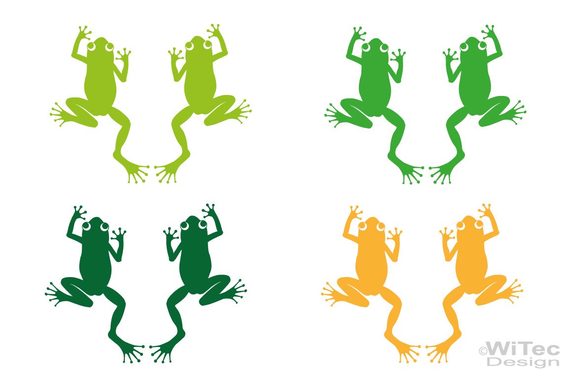 Auto Aufkleber Frosch Autoaufkleber Tattoo 2er Set