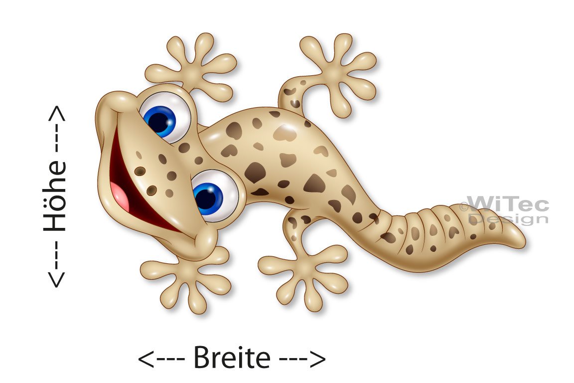 Autoaufkleber Gecko Gekko Auto Aufkleber Digitaldruck