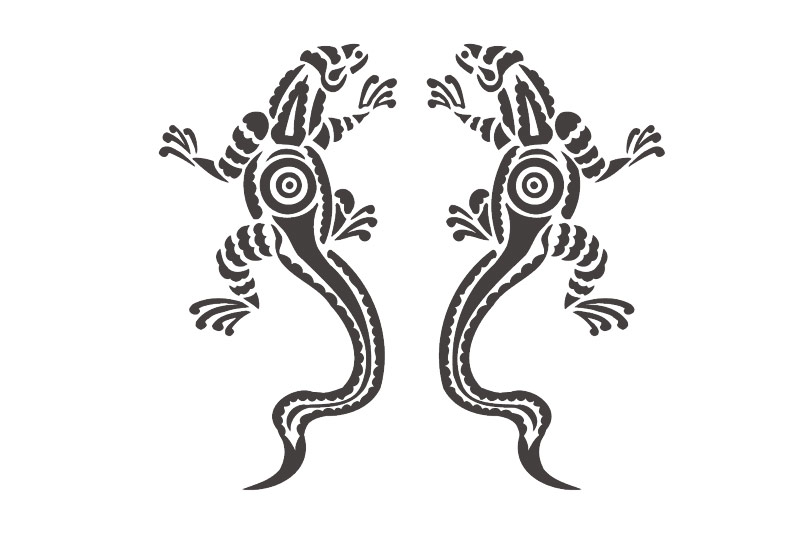 Autoaufkleber Gecko Gekko Lizard Aufkleber Sticker