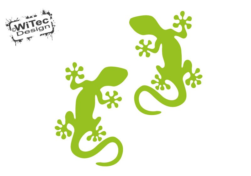Autoaufkleber Gekko Gecko Echse 2x Auto Aufkleber Autoaufkleber Gekko Gecko Echse 2x Auto Aufkleber