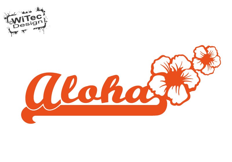 Autoaufkleber Aloha Hibiskus Hawaii Auto Aufkleber Autoaufkleber Aloha Hibiskus Hawaii Auto Aufkleber