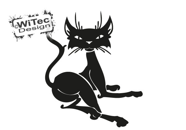 KATZE Aufkleber Autoaufkleber Tieraufkleber Katze Autoaufkleber