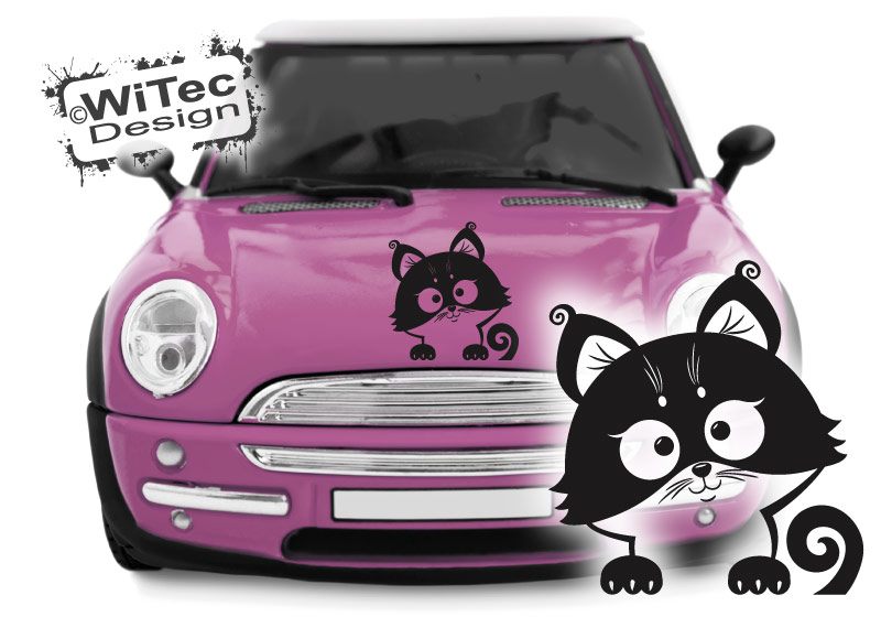 Katze Autoaufkleber Baby Kätzchen Auto Aufkleber Katze Autoaufkleber Baby Kätzchen Auto Aufkleber