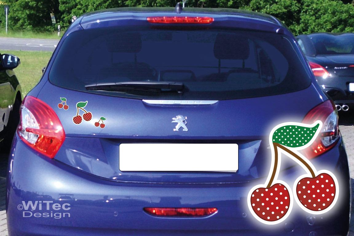 Auto Aufkleber Kirschen Autoaufkleber Sticker