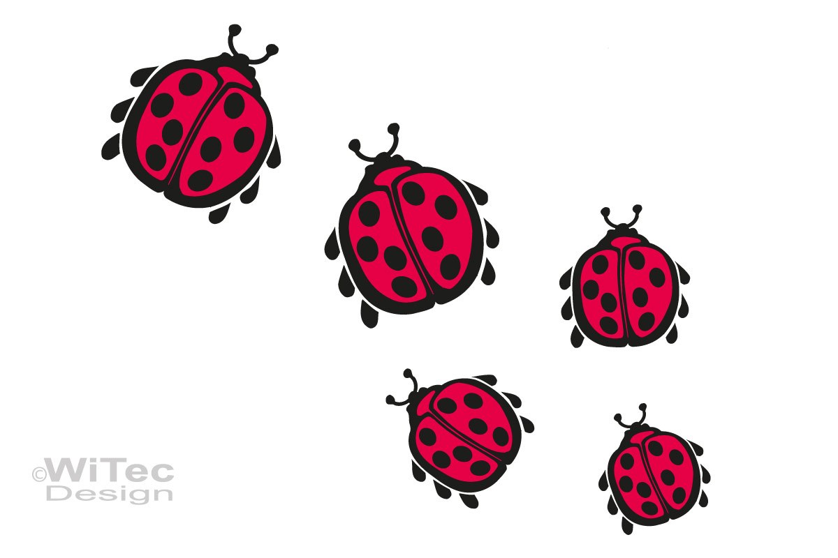 Autoaufkleber Marienkäfer Ladybug Auto Aufkleber Set Autoaufkleber Marienkäfer Auto Aufkleber Sticker