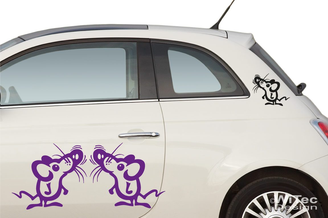 Autoaufkleber Seepferdchen 2er Set Auto Aufkleber Tattoo