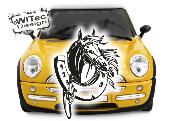 Auto Aufkleber Pferd Hufeisen Autoaufkleber Pferd Hufeisen