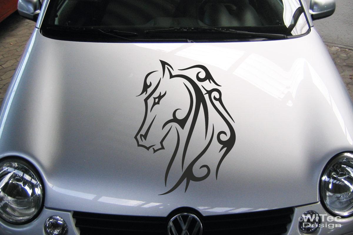 Autoaufkleber Pferd Tribal Auto Aufkleber Motorhaube Tattoo Autoaufkleber Pferd Tribal Auto Aufkleber Tattoo