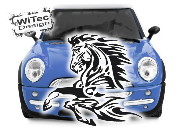 Autoaufkleber Pferd Tribal Pferd Autoaufkleber Tribal