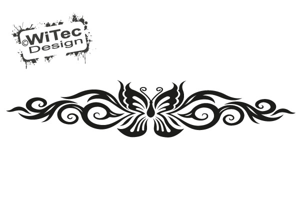 Schmetterling Tribal Auto Aufkleber Sticker Schmetterling Tribal Autoaufkleber