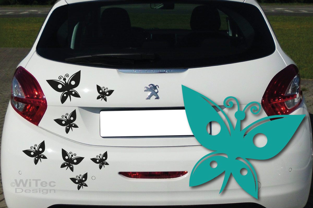 Autoaufkleber Schmetterling Auto Aufkleber Set Tattoo