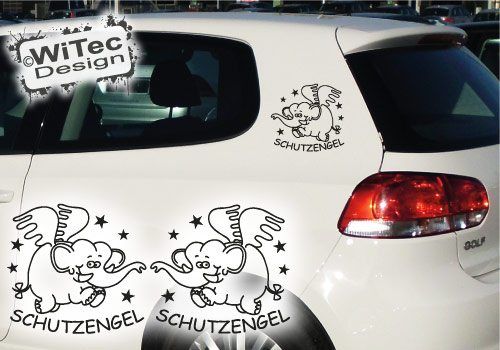 Elefant Auto Aufkleber, 3d Aufkleber, Auto-Dekoration, Tier Aufkleber,  Elefant Aufkleber, lustige Aufkleber -  Schweiz