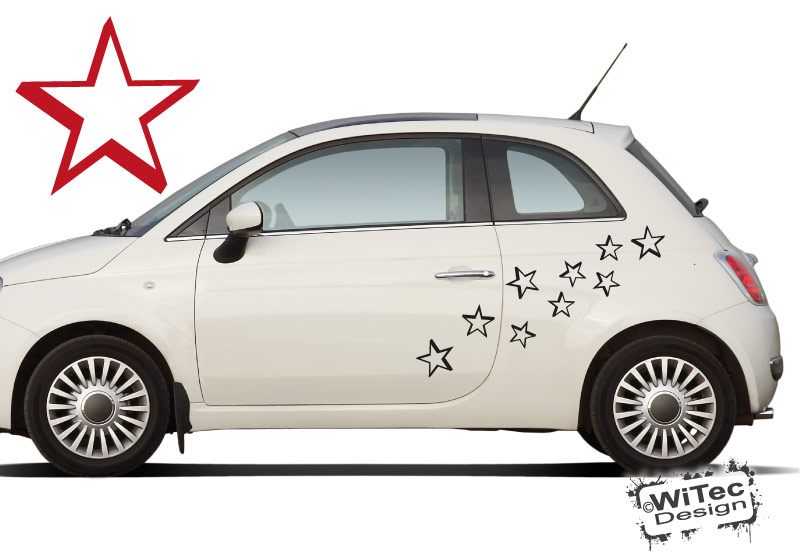 Autoaufkleber Sterne 3D style Auto Aufkleber Set Autoaufkleber Sterne 3D style Auto Aufkleber Set