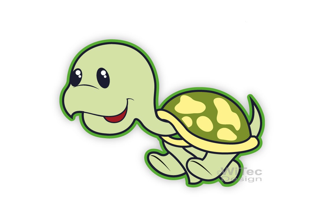 AA121 TURTLE Schildkröte 2er SET Autoaufkleber Aufkleber Sticker