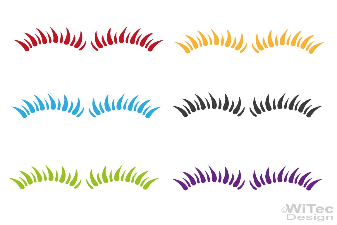 Autoaufkleber Aufkleber Wimpern für Twingo Sticker