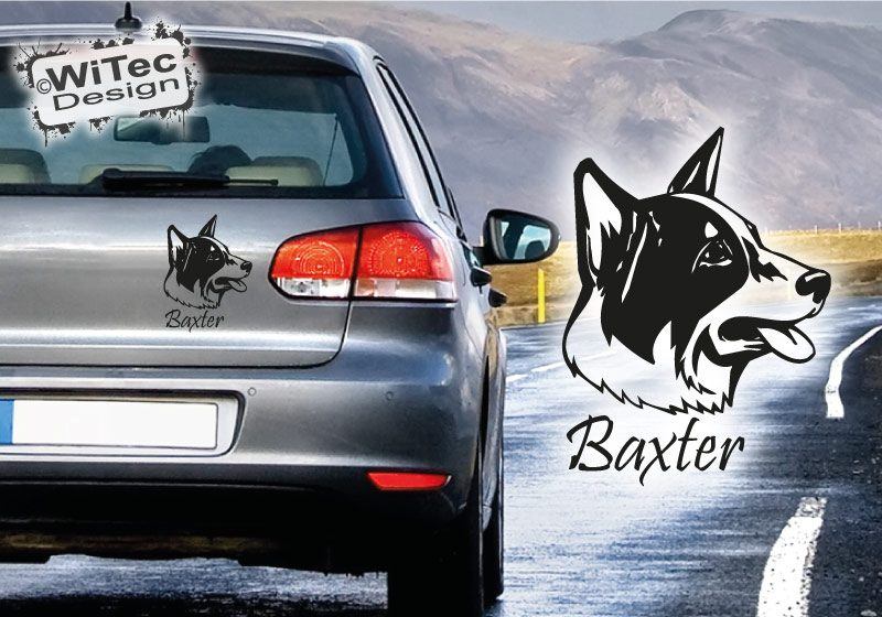 Australian Cattle Dog Autoaufkleber Blue Heeler Aufkleber Hundeaufkleber Australian Cattle Dog Autoaufkleber Blue Heeler Aufkleber Hundeaufkleber