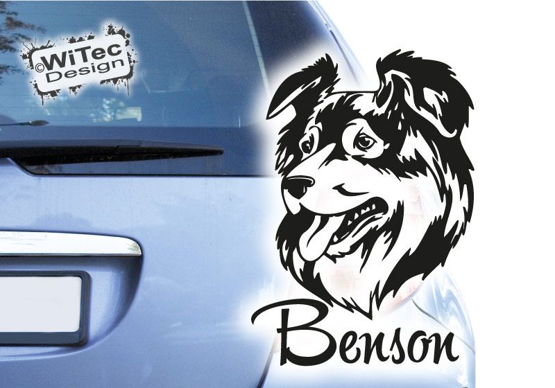 Australian Shepherd Autoaufkleber Name Hundeaufkleber Aufkleber Hundeaufkleber Australian Shepherd Autoaufkleber Hunde