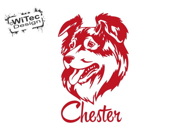 Australian Shepherd Autoaufkleber Name Hundeaufkleber Aufkleber Australian Shepherd Hundeaufkleber Autoaufkleber Hunde