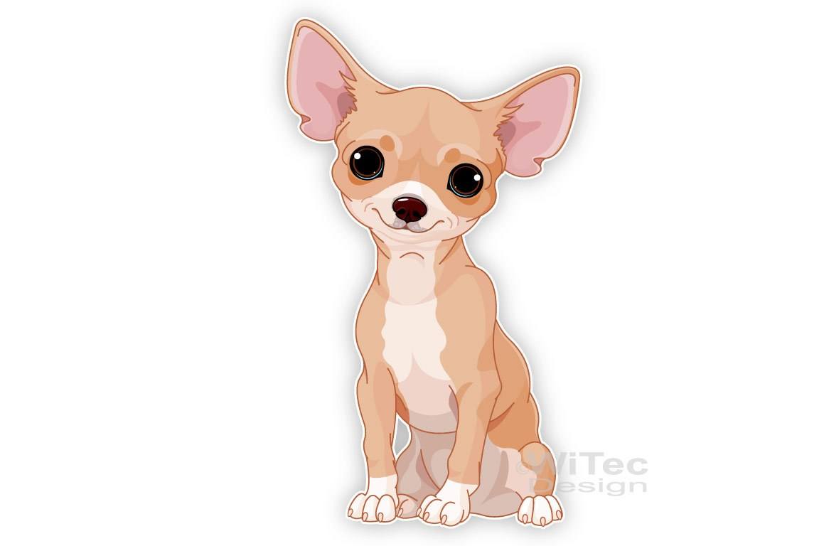 Chihuahua Hundeaufkleber Autoaufkleber Sticker Chihuahua Hundeaufkleber Autoaufkleber Sticker