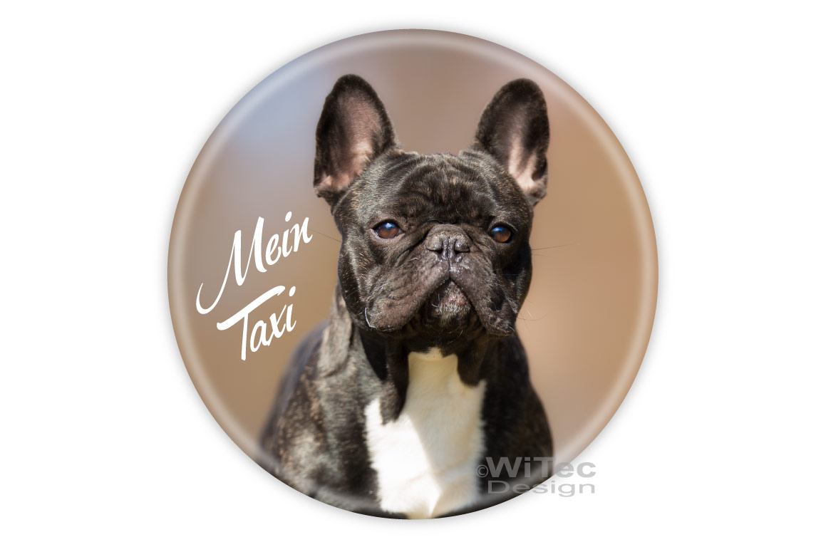 Hundeaufkleber Französische Bulldogge Auto Aufkleber Mein Taxi