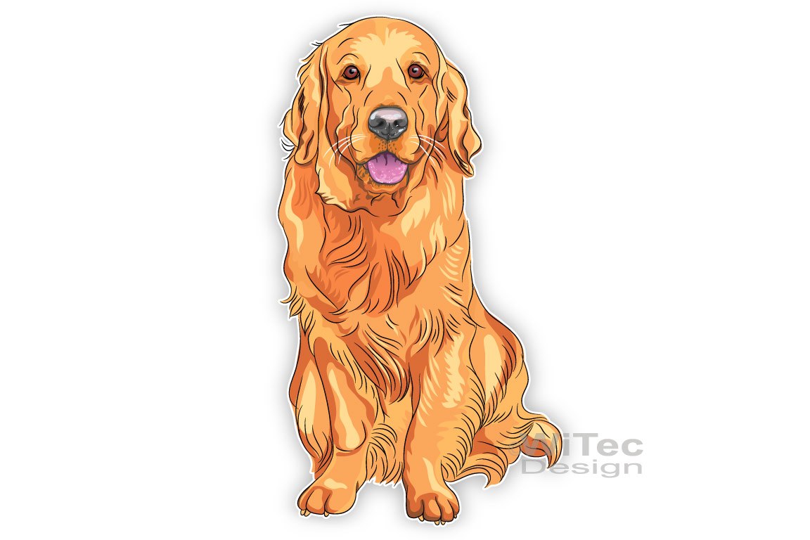 Hundeaufkleber Golden Retriever Auto Aufkleber Sticker Hundeaufkleber Golden Retriever Auto Aufkleber Sticker
