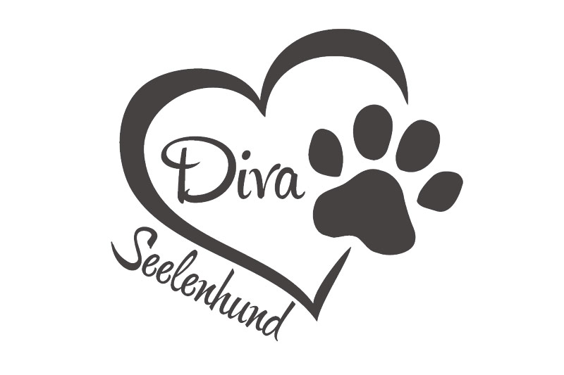 Hundeaufkleber Herz Pfote Name Seelenhund Auto Aufkleber Hundeaufkleber Herz Pfote Name Seelenhund Aufkleber