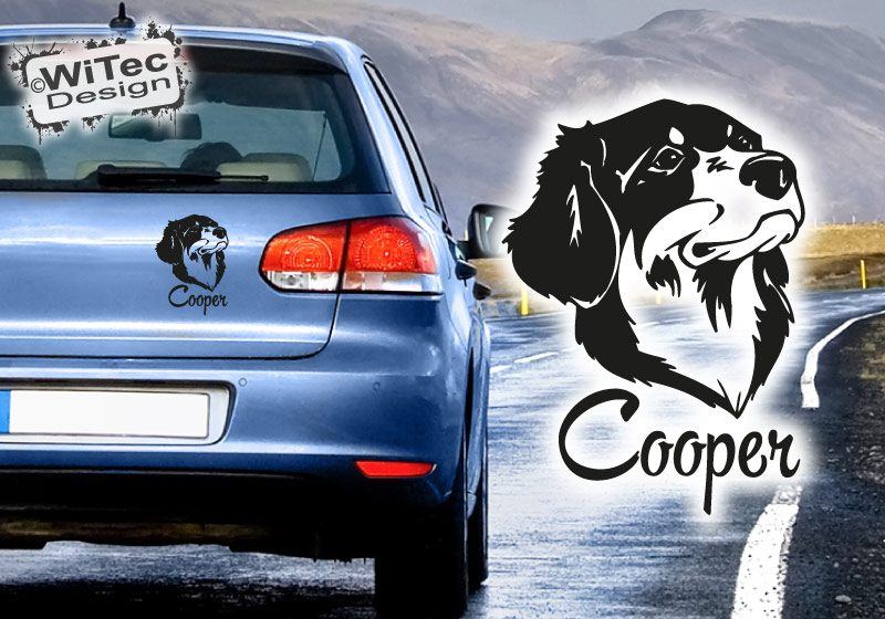 Hovawart Autoaufkleber Wunschname Hundeaufkleber Hovawart Autoaufkleber Wunschname Hundeaufkleber