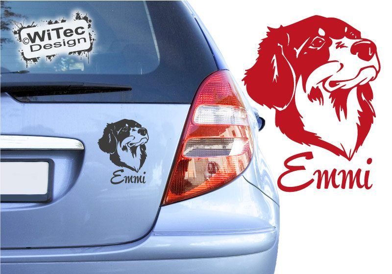 Hovawart Autoaufkleber Wunschname Hundeaufkleber Hovawart Autoaufkleber Wunschname Hundeaufkleber