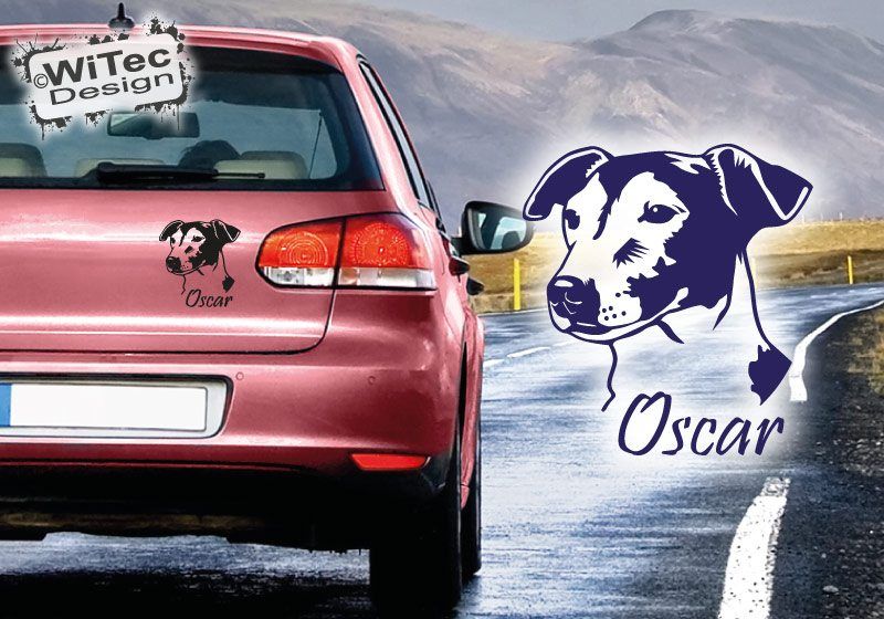 Hundeaufkleber Jack Russell Terrier Name Auto Aufkleber Autoaufkleber Hundeaufkleber Jack Russell Terrier Name Auto Aufkleber Autoaufkleber