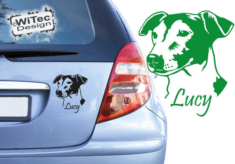 Hundeaufkleber Jack Russell Terrier Name Auto Aufkleber Autoaufkleber Hundeaufkleber Jack Russell Terrier Name Auto Aufkleber Autoaufkleber