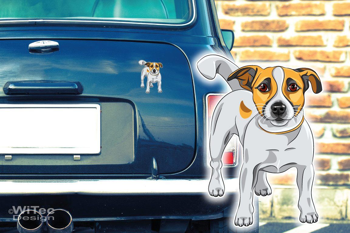 Hundeaufkleber Jack Russell Terrier Autoaufkleber Stickerr Hundeaufkleber Jack Russell Terrier Autoaufkleber Sticker