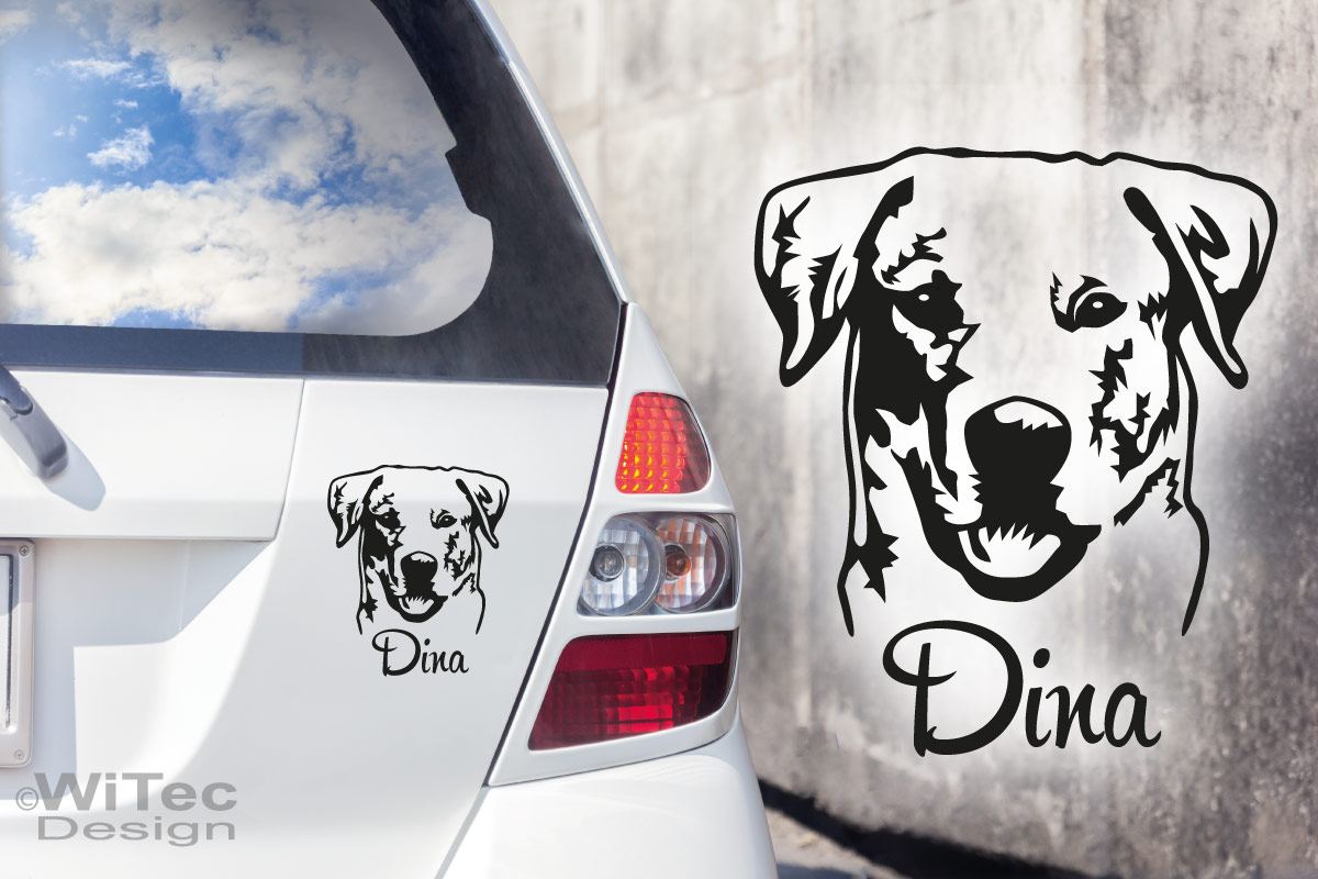 Hundeaufkleber Labrador Auto Aufkleber Sticker