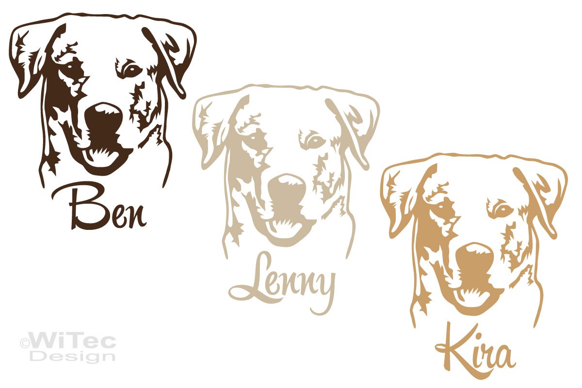 Labrador Auto Aufkleber Hundeaufkleber Sticker