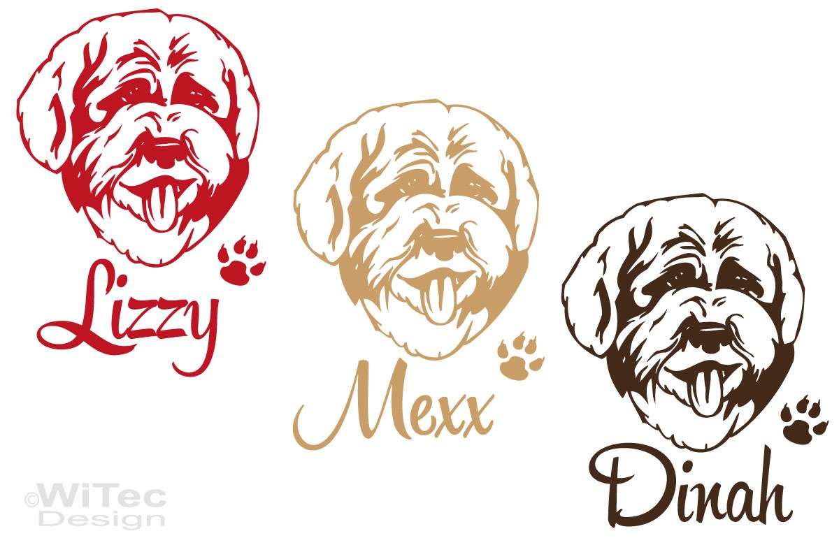 Hundeaufkleber Lagotto Romagnolo Hundesticker Aufkleber Tattoo
