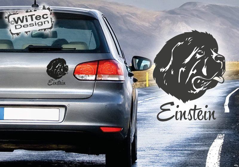 Hundeaufkleber Neufundländer Name Autoaufkleber Auto Aufkleber Hundeaufkleber Neufundländer Name Autoaufkleber Auto Aufkleber