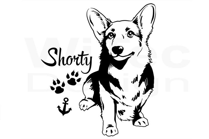 Hundeaufkleber Welsh Corgi Pembroke Pfoten Auto Aufkleber Hundeaufkleber Welsh Corgi Pembroke Autoaufkleber Pfoten Autoaufkleber