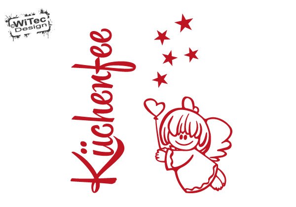 Küchenfee Engel Sterne Aufkleber für Thermomix TM5 Küchenfee Engel Sterne Aufkleber für Thermomix TM5